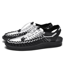 Load image into Gallery viewer, Unisex Handmade Woven Closed-Toe Beach Sandals | Breathable Mesh Roman Style