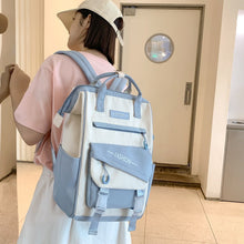 Load image into Gallery viewer, High-Capacity Nylon Backpack for College Students – Lightweight &amp; Stylish