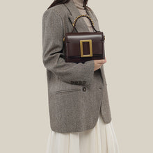 Load image into Gallery viewer, Women's Patent Leather Crossbody Bag - Sleek Compact Shoulder Bag with Adjustable Strap