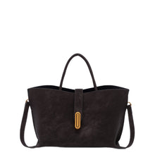 Load image into Gallery viewer, Retro High-Capacity Minimalist Suede-Style Tote Bag | Women's Everyday Shoulder Bag
