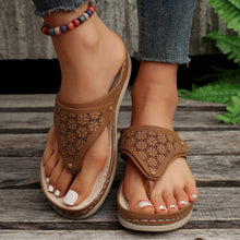 Load image into Gallery viewer, Women's Thong Sandals | Summer Beach Flip Flops Open-Toe PU Slippers