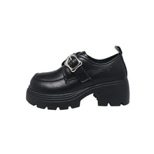Load image into Gallery viewer, British-Style Platform Leather Shoes