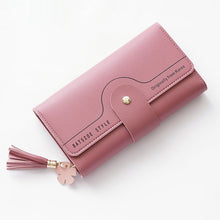 Load image into Gallery viewer, Geometric Letter Buckle Clutch Bag With Tassel And Petal Design For Young Women