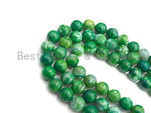 Load image into Gallery viewer, Natural Green Fire Agate Beads, 6mm/8mm/10mm Round smooth