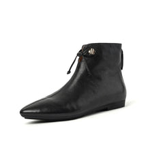 Load image into Gallery viewer, Women's Sheepskin Ankle Boots – Waterproof Soft Sole Casual Boots | Black &amp; Brown