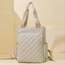 Load image into Gallery viewer, Diamond-Pattern Embroidered Backpack for Women | Dual-Handle Oxford Cloth Backpack | Sarah Express