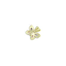 Load image into Gallery viewer, Pink Purple Crystal Gold Butterfly Charm Pendant,Sku#LK1210