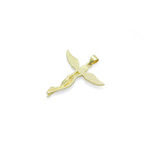 Load image into Gallery viewer, Gold CZ Angel Charm Pendant, Sku#LK1096