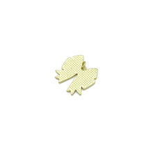 Load image into Gallery viewer, Black white Enamel Gold bow Charm Pendant,Sku#LK1215