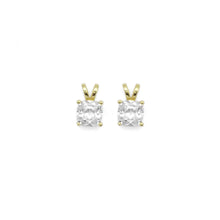Load image into Gallery viewer, Gold Big Clear CZ Diamond Charm, Sku#LK867