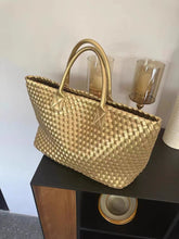Load image into Gallery viewer, Large Capacity Embossed PU Leather Shoulder Tote Handbag