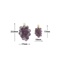 Load image into Gallery viewer, Grape Blackberry Charm Pendant,Sku#LK1226