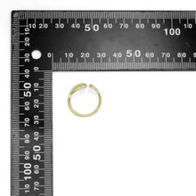 Load image into Gallery viewer, Gold Heart whale tail Adjustable Ring, Sku#LX651