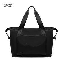 Load image into Gallery viewer, Foldable Travel Gym Bag for Women – Large Capacity Waterproof Duffel Bag with Wet Pocket &amp; Luggage Strap