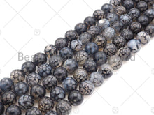 Load image into Gallery viewer, High Quality Black Fire Agate Beads, Dragon Vein Agate, SKU#UA151