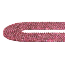 Load image into Gallery viewer, Genuine Rhodochrosite Round Faceted Small Beads, Sku#U1733