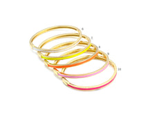 Load image into Gallery viewer, Thin Enamel Stackable Bracelet,X267