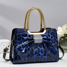 Load image into Gallery viewer, Hot-stone Embellished Fashionable Versatile Chic Leopard-print Womens Bag