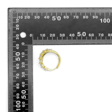 Load image into Gallery viewer, Gold Silver String Hearts Criss Cross Adjustable Ring, Sku#A174
