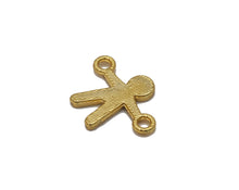 Load image into Gallery viewer, Gold Enamel Human Shape Connector, Sku#B179