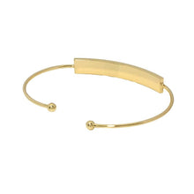 Load image into Gallery viewer, Gold Bar Adjustable Bracelet, Sku#B351