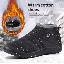 Load image into Gallery viewer, Warm Padded Slip-On Ankle Boots