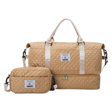 Load image into Gallery viewer, Large Capacity Quilted Crossbody Travel Bag