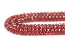 Load image into Gallery viewer, High Quality Carnelian Faceted Rondelle Beads, 2x4mm/4x6mm/5x8mm, Sku#UA242