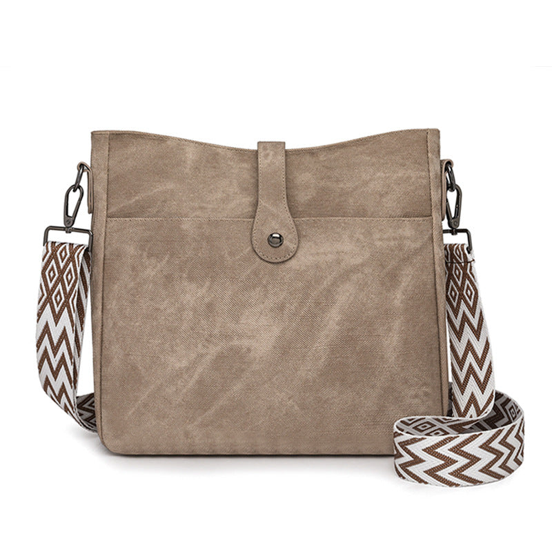 Textured Underarm Bag - Urban Minimalist PU Leather Shoulder Bag for Women