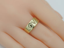 Load image into Gallery viewer, Gold Love Band Ring, SKU#LK574