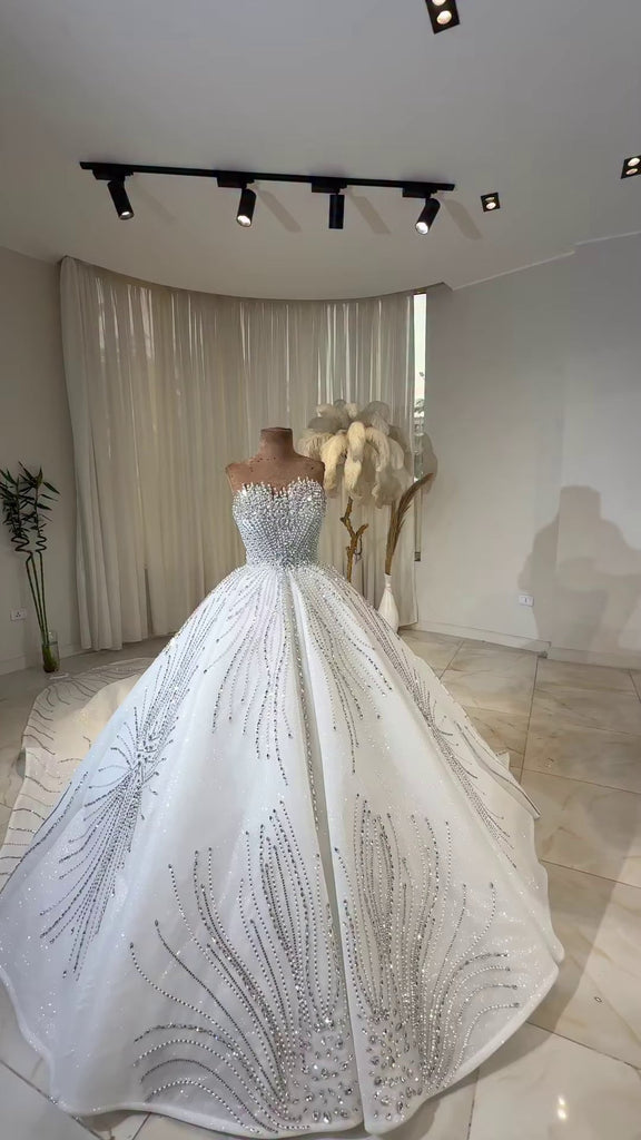 Luxury Wedding Dress | Ball Gown Bridal Dress GD106