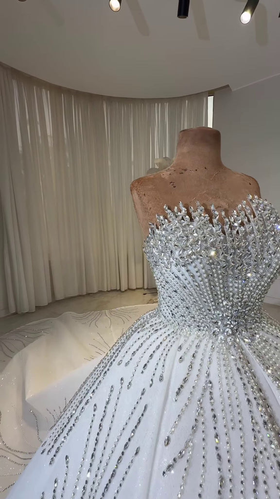 Luxury Wedding Dress | Ball Gown Bridal Dress GD106