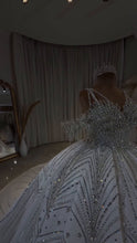 Load image into Gallery viewer, Luxury Off-Shoulder Radiance Crystal Ball Gown GR101