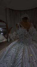 Load image into Gallery viewer, Luxury Off-Shoulder Radiance Crystal Ball Gown GR101