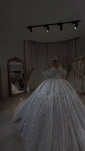 Load image into Gallery viewer, Luxury Off-Shoulder Radiance Crystal Ball Gown GR101