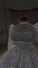Load image into Gallery viewer, Luxury Crystal Embellished Off-Shoulder Princess Dress GD102