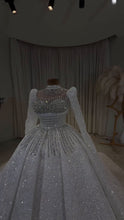 Load image into Gallery viewer, Luxury Crystal Embellished Off-Shoulder Princess Dress GD102
