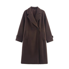 Load image into Gallery viewer, Womens Loose Elegant And Minimalist Long Coat