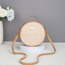 Load image into Gallery viewer, Woven Straw Round Bag