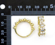 Load image into Gallery viewer, Pearl with Baguette CZ Band Ring, Sku#LD324