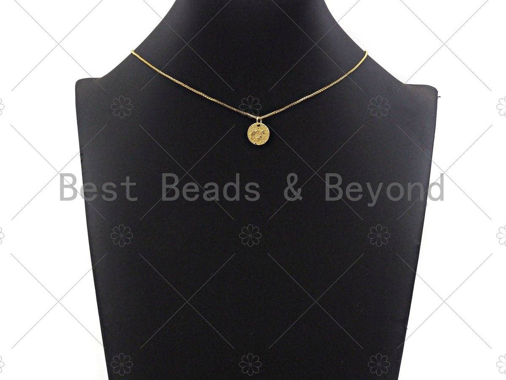 Cresent Moon Star Coin charm, sku#L297