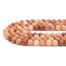 Load image into Gallery viewer, Genuine Orange Quartz Round Smooth Beads, Sku#U1879