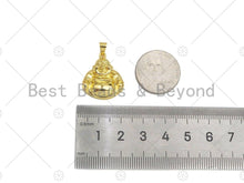 Load image into Gallery viewer, 18K Dainty Gold Buddha Shape Pendant/Charm,Gold Religion Charm, Necklace Bracelet Charm Pendant,19x22mm,Sku#LK298