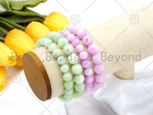 Load image into Gallery viewer, Natural Light Green/Kunzite Quartz Stretchy Bracelet