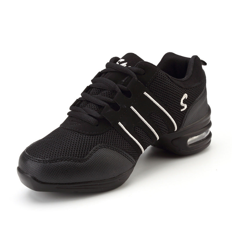 Women's Breathable Mesh Dance Shoes – Soft Sole Studio & Dance Fitness Shoes