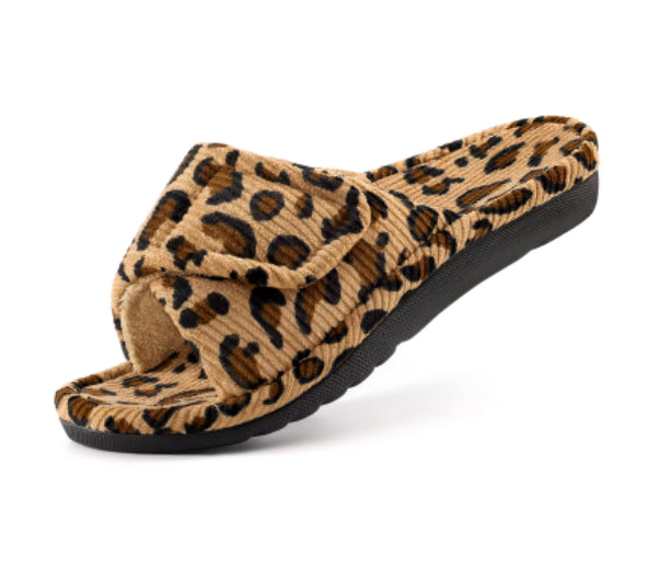 Corduroy Velcro Slide Sandals | EVA Cushioned Sole | Adjustable Strap | Women & Men
