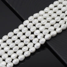 Load image into Gallery viewer, 12x15mm White MOP Drum Shape Beads, Sku#T160