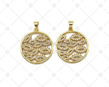 Load image into Gallery viewer, CZ multi Lips kiss Charm, sku#L643
