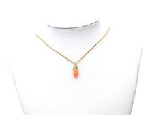 Load image into Gallery viewer, CZ Enamel Pill/ Capsule Pendant,F1453