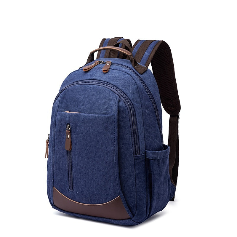 Men's Large Capacity Canvas Backpack | Breathable Travel & Everyday Bag